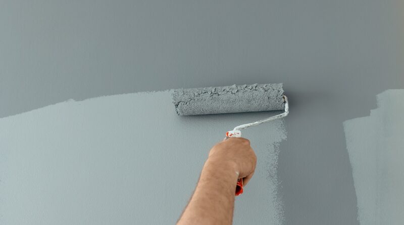 wand streichen mit silikatfarbe