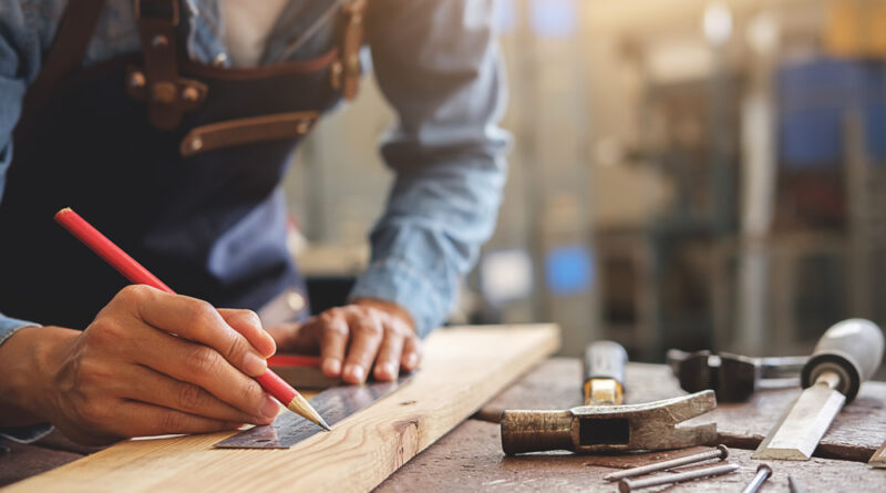 werkbank aus holz