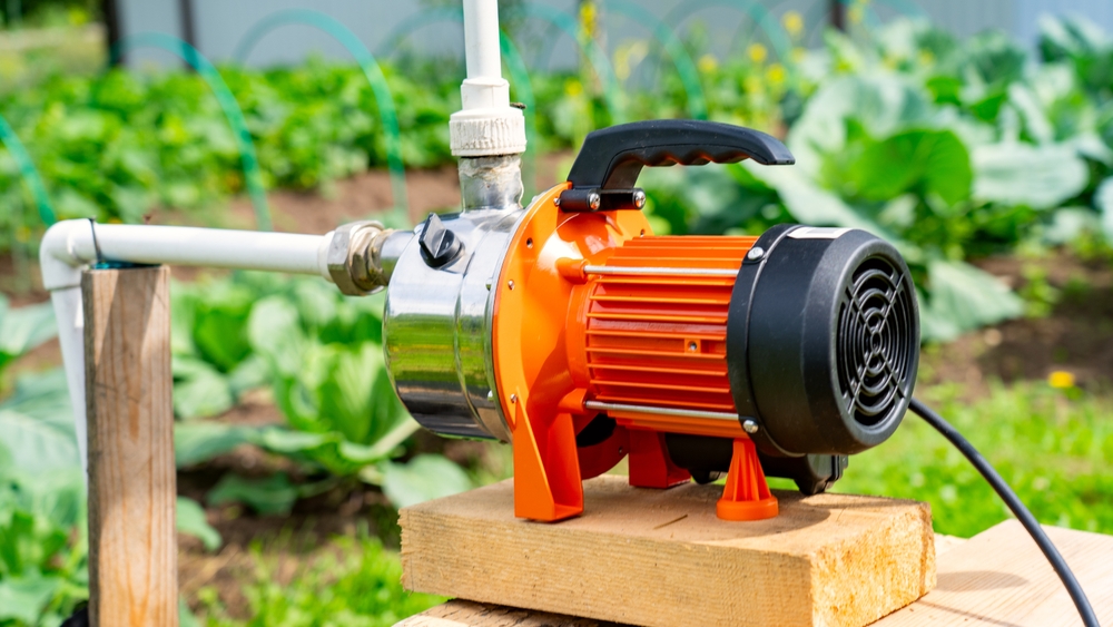 hauswasserwerk im garten